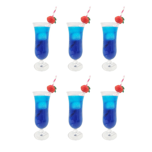 Clear Cocktail Pina Colada Glass 6 Pack