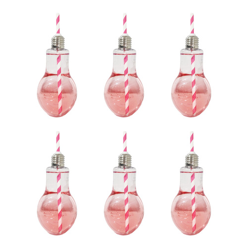 Clear Bulb Drinking Cup 6 Pack