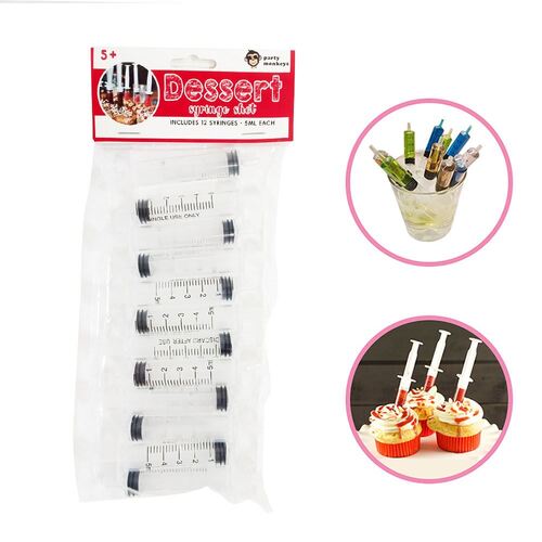 Dessert Syringe Shot 5ml 12 Pack