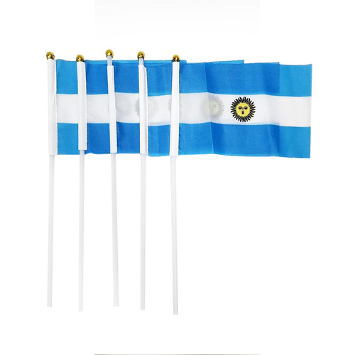 Argentina Hand Flags 5 Pack