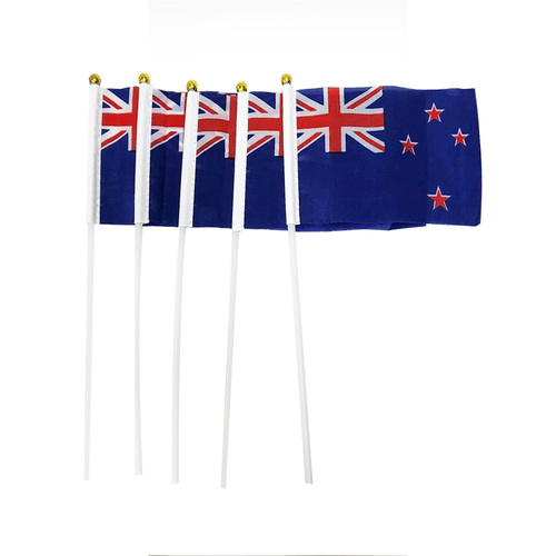 New Zealand Hand Flags 5 Pack