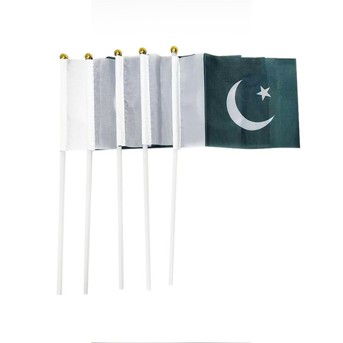 Pakistan Hand Flags 5 Pack
