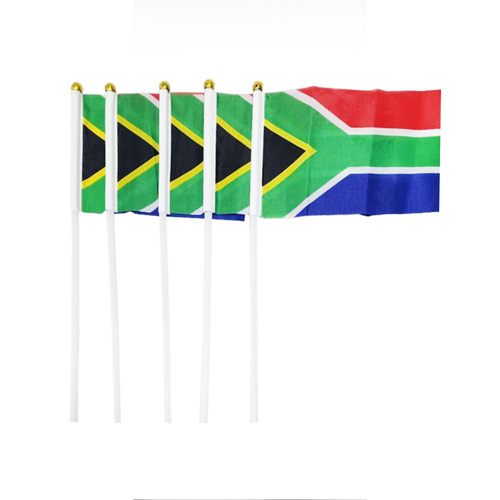 South Africa Hand Flags 5 Pack