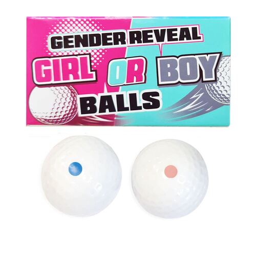 Gender Reveal Golf Ball 2 Pack