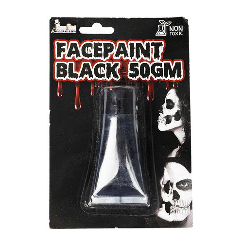 Halloween Makeup Facepaint Black 50grams