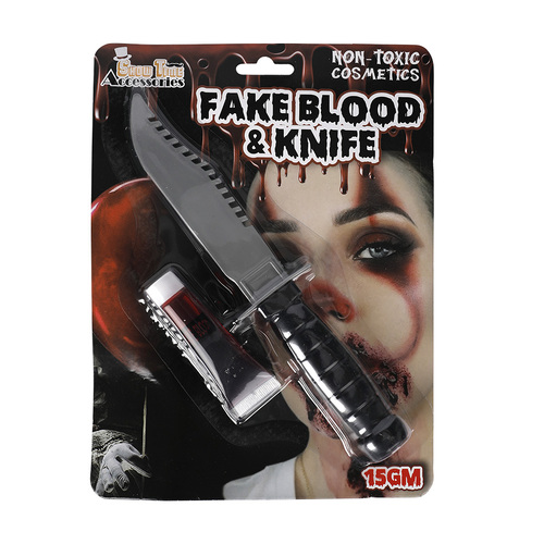 Halloween Knife & Fake Blood 15mL