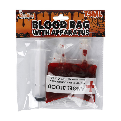Halloween Fake Blood Bag Infusion 75ml