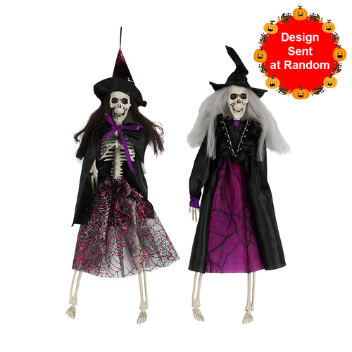 Witches Decorations 40cm Hanging Skeleton