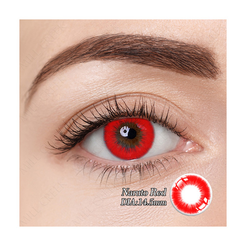 Naruto Red Contact Lens