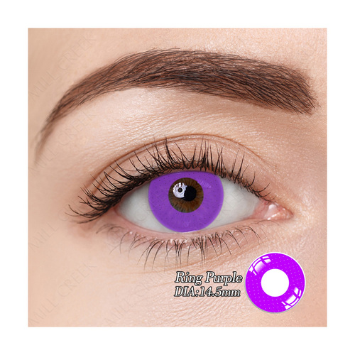 Ring Purple Contact Lens