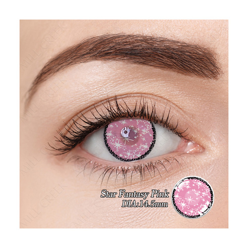 Star Fantasy Pink Contact Lens