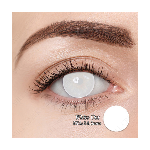 White Out Contact Lens