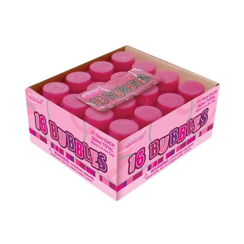 Glitz Party Bubbles - Pink 16 Pack
