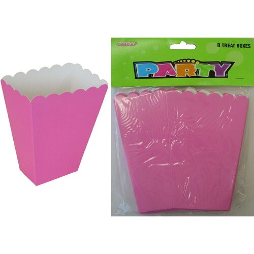 Treat Boxes - Hot Pink 8 Pack