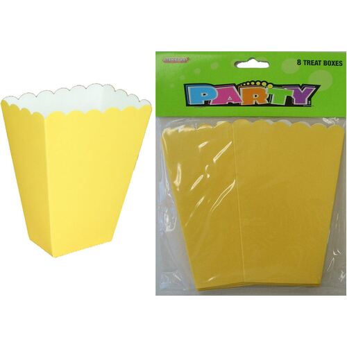 Treat Boxes - Sun Yellow 8 Pack