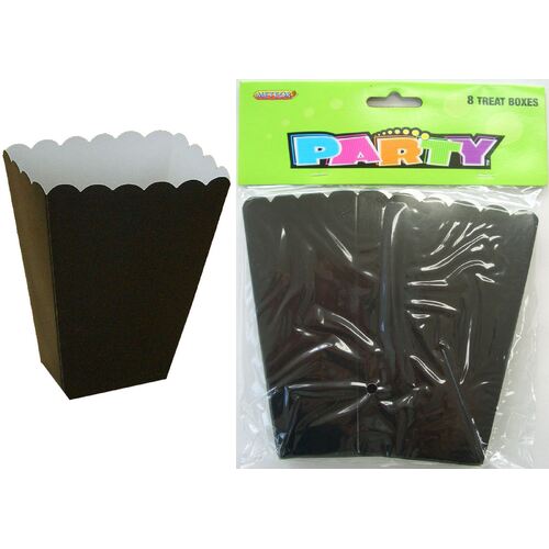 Treat Boxes - Black 8 Pack
