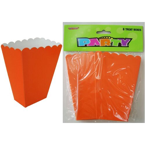 Treat Boxes - Orange 8 Pack