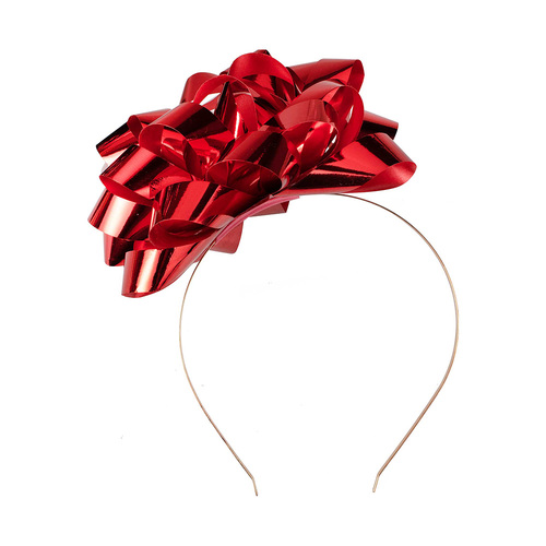 Merry & Bright Present Bow Christmas Headband