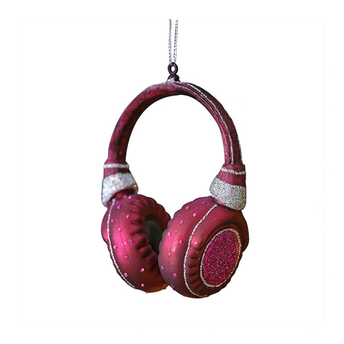 Merry & Bright Novelty Headphone Hanging Tree Decoration