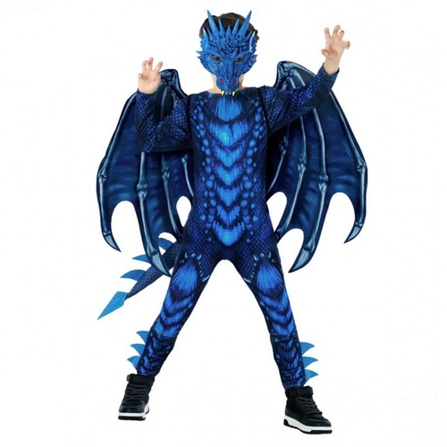 Costume Blue Dragon Jumpsuit Child's