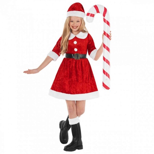 Costume Miss Santa Claus Dress Child's
