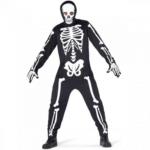 Costume Skeleton Jumpsuit Men's