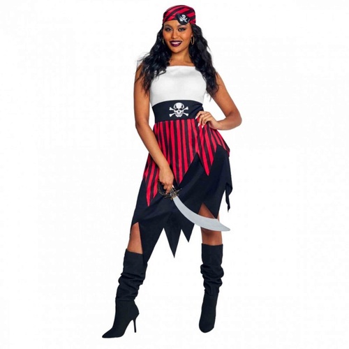 Costume Pirate Deckhand Women's Size 12-14