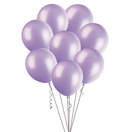 25cm Spring Lavender Decorator Balloons 20 Pack