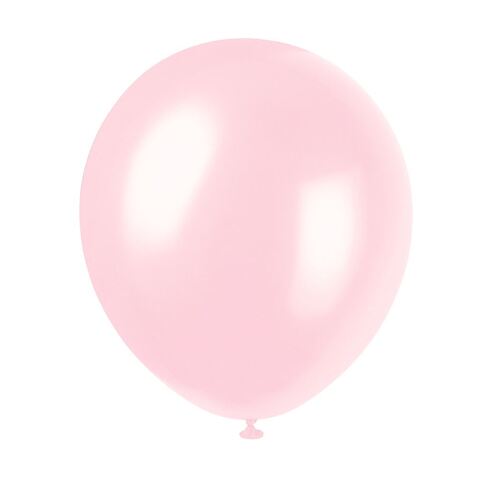 25cm Pink Pearl Balloons 20 Pack
