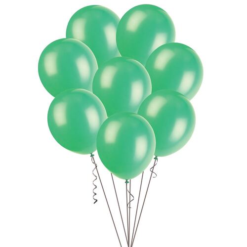 30cm Green Decorator Balloons 100 Pack
