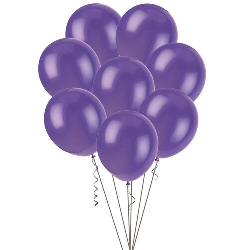 30cm Purple Decorator Ballons 100 Pack