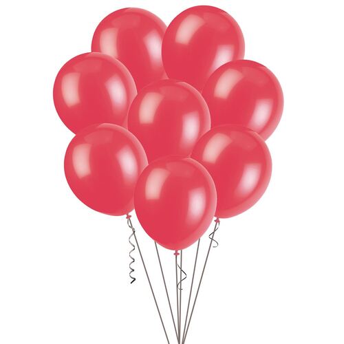 30cm Strawberry Red Decorator Balloons 25 Pack