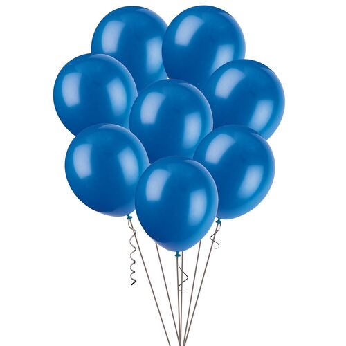 30cm Sapphire Blue Decorator Balloons 25 Pack