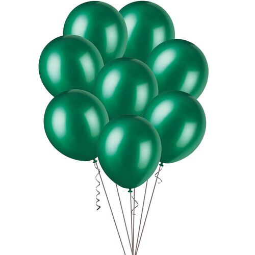 30cm Teal Metallic Balloons 25 Pack
