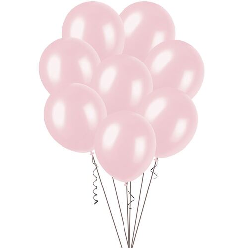 30cm Pink Pearl Balloons 100 Pack