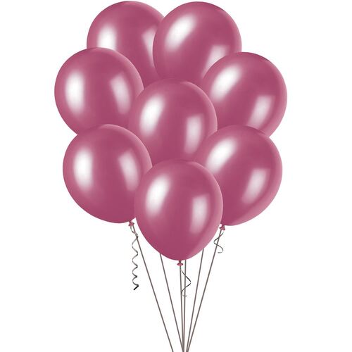 30cm Burgundy Pearl Balloons 25 Pack