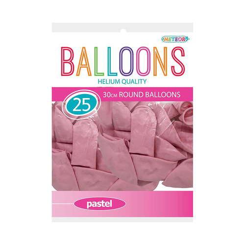 Rose Pastel Macaron Balloons 30cm 25 Pack