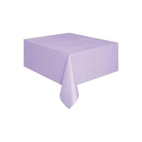 Lavender Plastic Tablecover Rectangle 