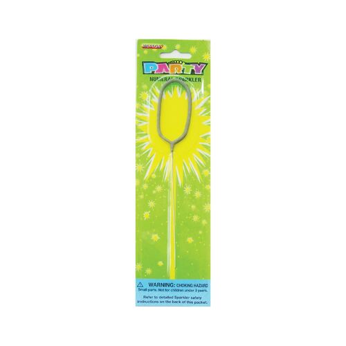 Number Sparkler - No. 0