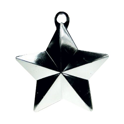 Glitz star Balloon Weight - Silver