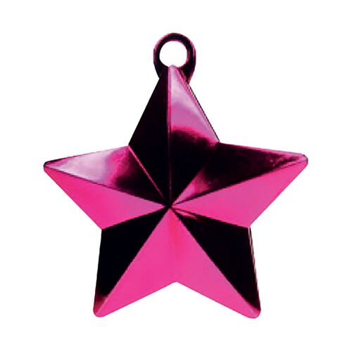 Glitz star Balloon Weight - Hot Pink