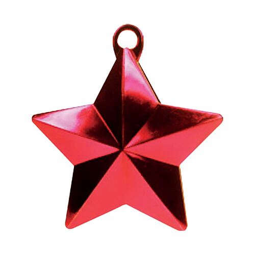 Glitz star Balloon Weight - Red