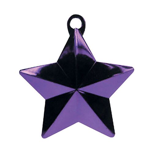 Glitz star Balloon Weight - Purple