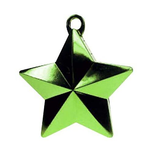 Glitz star Balloon Weight -Lime Green