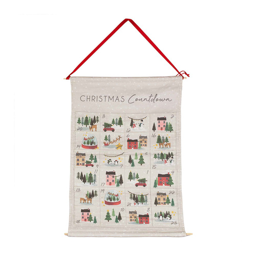 Merry Little Christmas Fabric Advent Calendar Kit