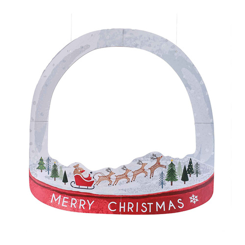 Merry Little Christmas Customisable Photo Booth Frame FSC