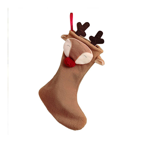 Merry Little Christmas Reindeer Stocking