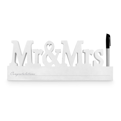 Mr & Mrs White Signature Block