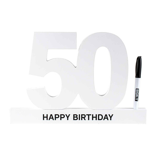 50th Birthday Signature Block