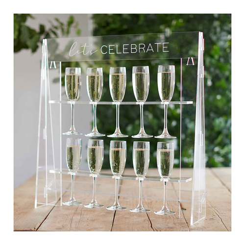 A Touch of Pampas Acrylic Drinks Stand